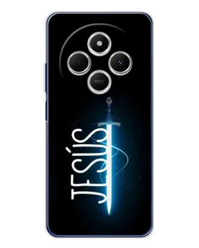 Чехол для TECNO Spark 30C с картинкой «Меч Духа Jesus»
