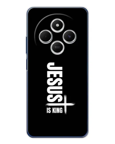 Чехол для TECNO Spark 30C с картинкой «Вертикаль веры Jesus»