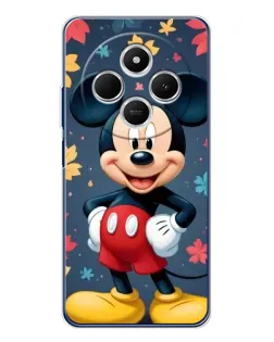 Чехол для TECNO Spark 30C с картинкой «Осенний Mickey Mouse»