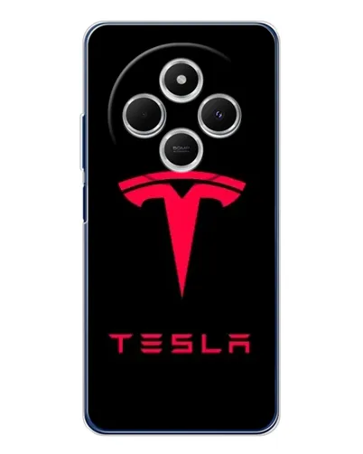 Чехол для TECNO Spark 30C с картинкой «Tesla Red Logo» Чехол для TECNO Spark 30C с картинкой «Tesla Red Logo»
