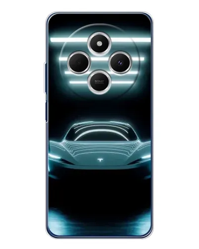 Чехол для TECNO Spark 30C с картинкой «Tesla в неоне» Чехол для TECNO Spark 30C с картинкой «Tesla в неоне»