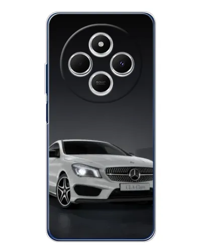 Чехол для TECNO Spark 30C с картинкой «Mercedes AMG GT Silver»