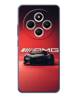 Чехол для TECNO Spark 30C с картинкой «Mercedes AMG — красная линия»