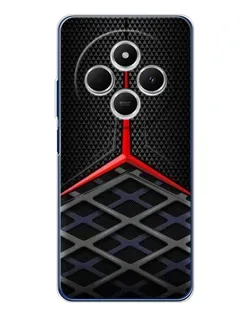 Чехол для TECNO Spark 30C с картинкой «Mercedes Carbon Grid»