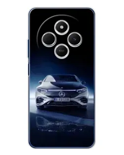 Чехол для TECNO Spark 30C с картинкой «Ночной Mercedes EQ»