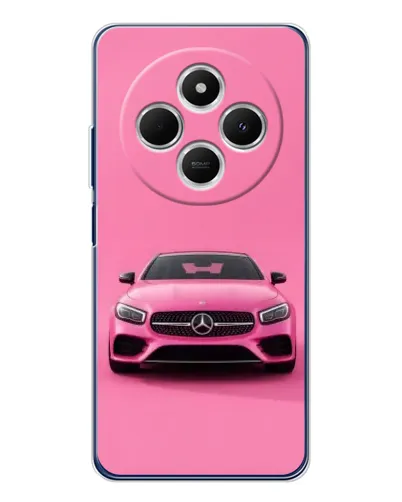 Чехол для TECNO Spark 30C с картинкой «Розовый Mercedes AMG»