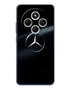 Чехол для TECNO Spark 30C с картинкой «Mercedes на металле»