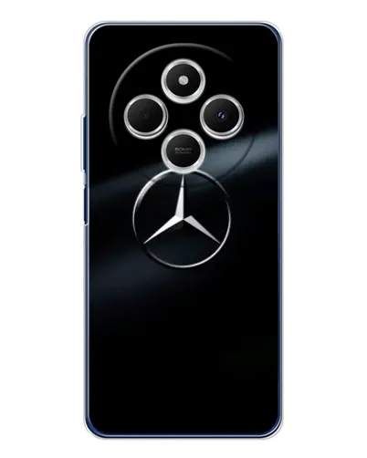 Чехол для TECNO Spark 30C с картинкой «Mercedes на металле»
