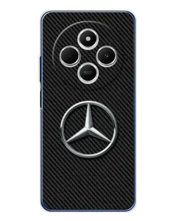 Чехол для TECNO Spark 30C с картинкой «Карбоновый Mercedes стиль»