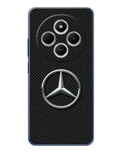 Чехол для TECNO Spark 30C с картинкой «Карбоновый Mercedes стиль»
