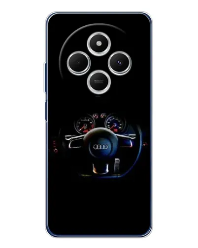 Чехол для TECNO Spark 30C с картинкой «Салон Audi — руль» Чехол для TECNO Spark 30C с картинкой «Салон Audi — руль»