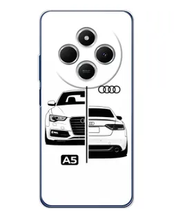 Чехол для TECNO Spark 30C с картинкой «Audi — контрастный дизайн»