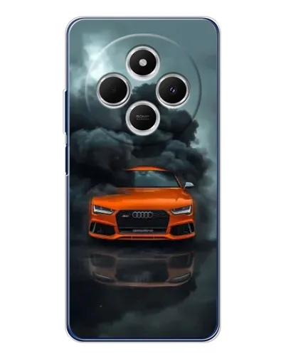 Чехол для TECNO Spark 30C с картинкой «Audi в облаках дыма» Чехол для TECNO Spark 30C с картинкой «Audi в облаках дыма»