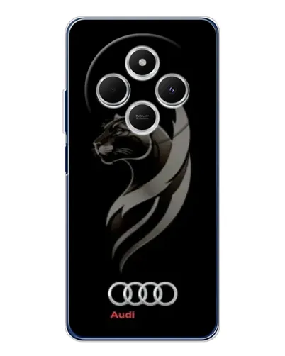 Чехол для TECNO Spark 30C с картинкой «Графика — пантера и Audi» Чехол для TECNO Spark 30C с картинкой «Графика — пантера и Audi»