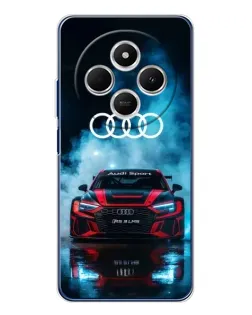 Чехол для TECNO Spark 30C с картинкой «Audi Sport — неон»