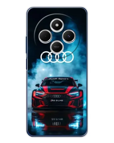 Чехол для TECNO Spark 30C с картинкой «Audi Sport — неон» Чехол для TECNO Spark 30C с картинкой «Audi Sport — неон»