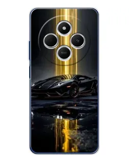 Чехол для TECNO Spark 30C с картинкой «Ночной Lamborghini драйв»