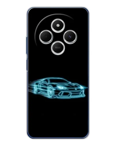 Чехол для TECNO Spark 30C с картинкой «Неоновый контур Lamborghini» Чехол для TECNO Spark 30C с картинкой «Неоновый контур Lamborghini»