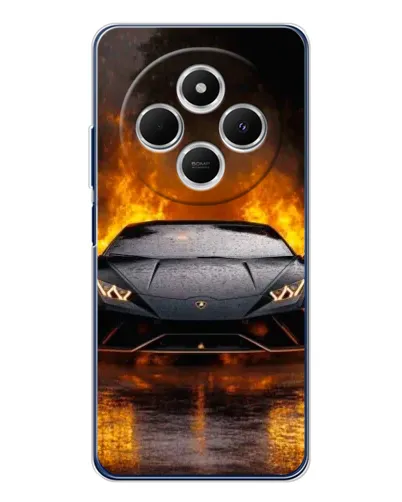 Чехол для TECNO Spark 30C с картинкой «Lamborghini в огне» Чехол для TECNO Spark 30C с картинкой «Lamborghini в огне»