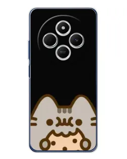 Чохол для TECNO Spark 30C з картинкою «Пушин на чорному»