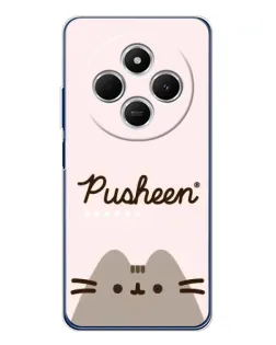 Чохол для TECNO Spark 30C з картинкою «Pusheen логотип»