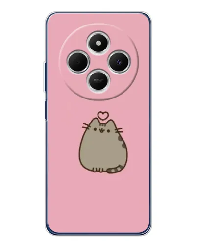 Чохол для TECNO Spark 30C з картинкою «Pusheen серце» Чохол для TECNO Spark 30C з картинкою «Pusheen серце»
