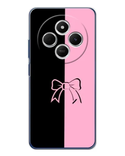 Чехол для TECNO Spark 30C с картинкой «Половинки банта»