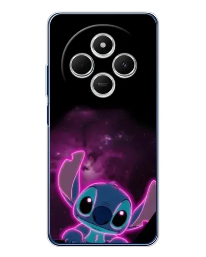 Чехол для TECNO Spark 30C с картинкой «Неоновый Stitch»