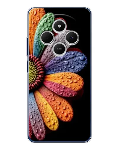 Чехол для TECNO Spark 30C с картинкой «Радужный цветок» Чехол для TECNO Spark 30C с картинкой «Радужный цветок»