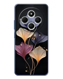 Чехол для TECNO Spark 30C с картинкой «Лиловые цветы грации»