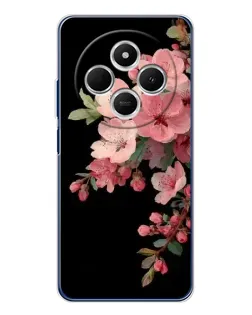 Чехол для TECNO Spark 30C с картинкой «Розовая ветка сакуры»