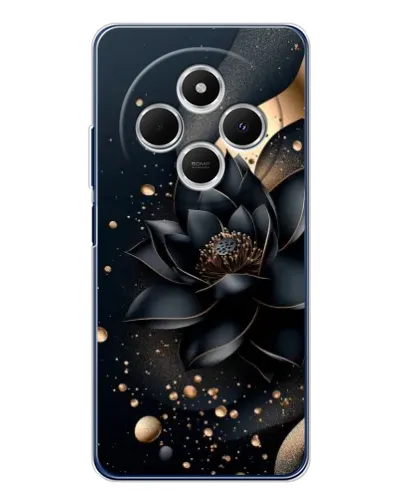 Чехол для TECNO Spark 30C с картинкой «Черный лотос» Чехол для TECNO Spark 30C с картинкой «Черный лотос»