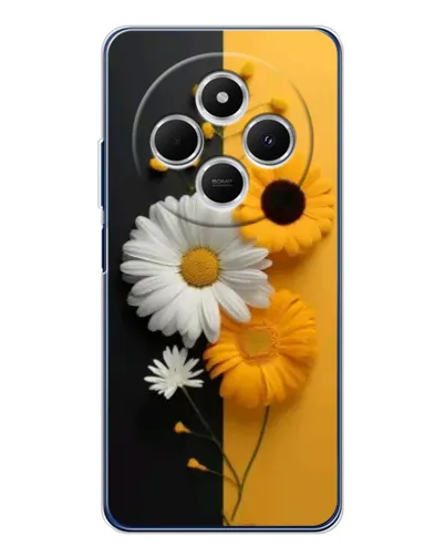 Чехол для TECNO Spark 30C с картинкой «Подсолнух и ромашка» Чехол для TECNO Spark 30C с картинкой «Подсолнух и ромашка»