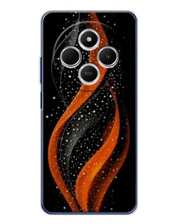 Чехол для TECNO Spark 30C с картинкой «Огненная звездная волна»