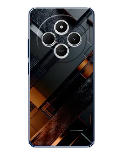 Чехол для TECNO Spark 30C с картинкой «Черные геометрические блоки» Чехол для TECNO Spark 30C с картинкой «Черные геометрические блоки»