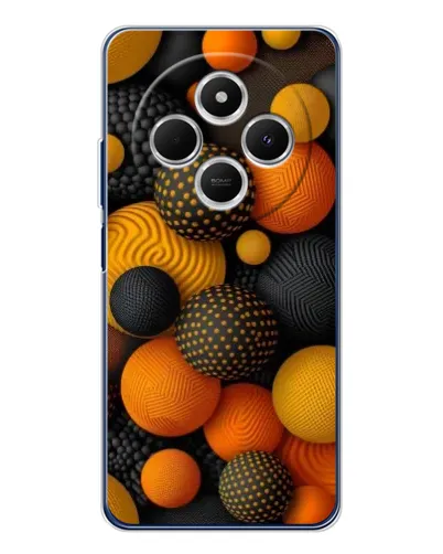 Чехол для TECNO Spark 30C с картинкой «Объемные оранжевые сферы» Чехол для TECNO Spark 30C с картинкой «Объемные оранжевые сферы»