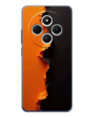 Чехол для TECNO Spark 30C с картинкой «Оранжевый разлом» Чехол для TECNO Spark 30C с картинкой «Оранжевый разлом»