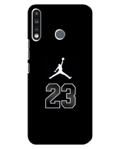 Чохол для TECNO Spark 4 з картинкою «Jordan Flight 23» Чохол для TECNO Spark 4 з картинкою «Jordan Flight 23»