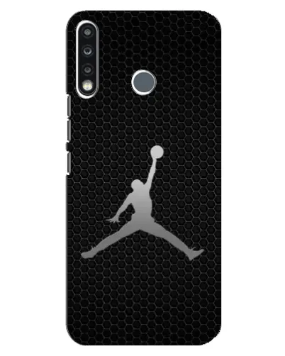 Чохол для TECNO Spark 4 з картинкою «Jordan Dark Carbon» Чохол для TECNO Spark 4 з картинкою «Jordan Dark Carbon»