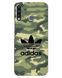 Чохол для TECNO Spark 4 з картинкою «Мілітарі стиль Adidas»