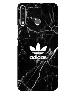Чохол для TECNO Spark 4 з картинкою «Білий мармур Adidas»