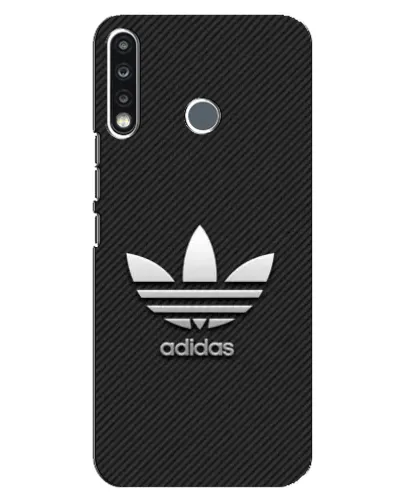 Чохол для TECNO Spark 4 з картинкою «Adidas Карбонова текстура» Чохол для TECNO Spark 4 з картинкою «Adidas Карбонова текстура»