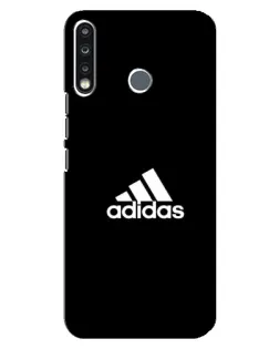 Чохол для TECNO Spark 4 з картинкою «Чорна класика Adidas»