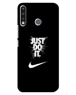 Чохол для TECNO Spark 4 з картинкою «Текстовий принт Nike»