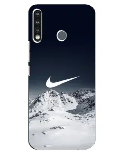 Чохол для TECNO Spark 4 з картинкою «Nike — зимові гори»