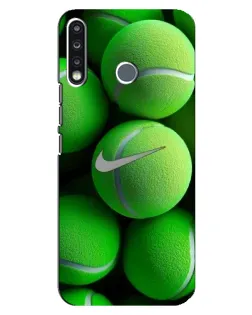 Чохол для TECNO Spark 4 з картинкою «Тенісні м'ячі Найк»