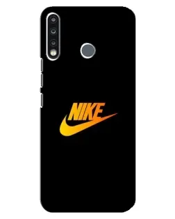 Чохол для TECNO Spark 4 з картинкою «Золотий логотип Nike»
