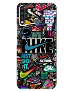 Чохол для TECNO Spark 4 з картинкою «Яскравий колаж Nike»