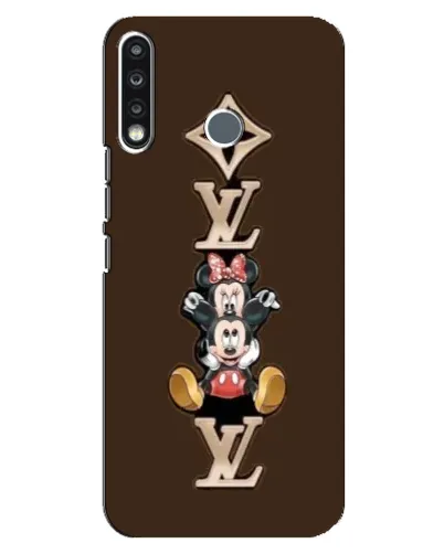 Чохол для TECNO Spark 4 з картинкою «LV та Міккі Маус»
