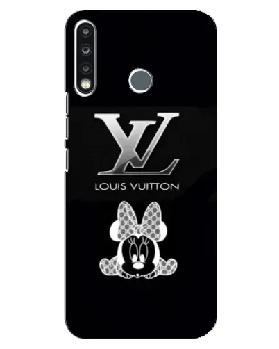 Чохол для TECNO Spark 4 з картинкою «LV та Мінні Маус»